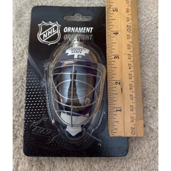 NHL Toronto Maple Leafs Goalie Mask Christmas Ornament 4" Hockey - Picture 3 of 4
